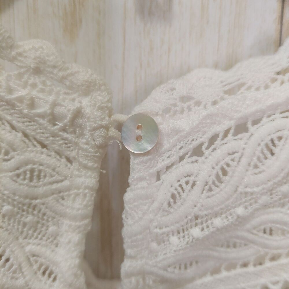 Doe & Rae Women’s Sheath~Size Small~ Sleeveless~Lace Overlay~Drop Waist~Lined - Picture 6 of 12